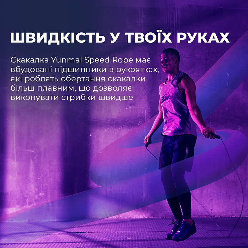 Скакалка швидкісна YUNMAI Fitness Rope Pro Version (YMHR-P701)