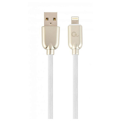 Кабель Cablexpert (CC-USB2R-AMLM-1M-W) USB 2.0 A - Lightning, 1м, премиум, белый
