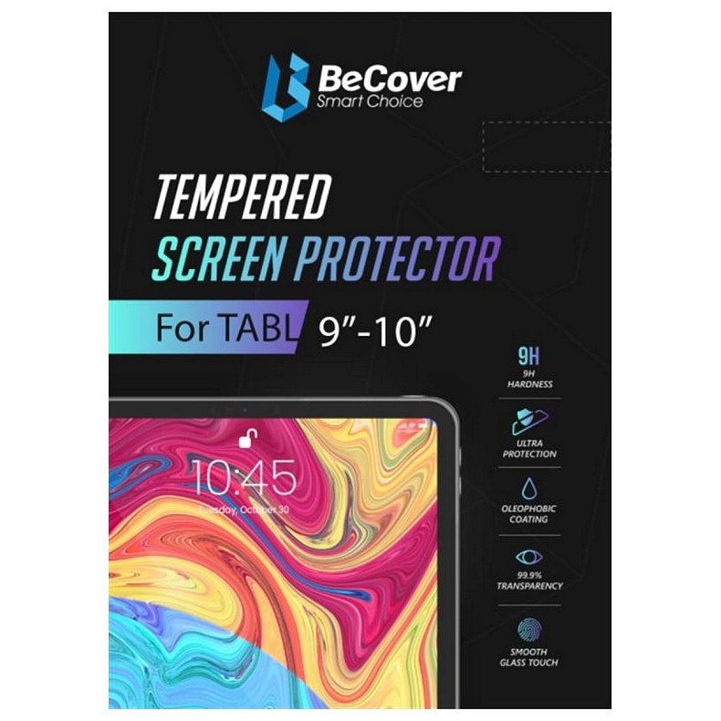 Защитное стекло BeCover для Samsung Galaxy Tab S7 FE SM-T735/Tab S8 Plus 5G SM-X800 (706652)