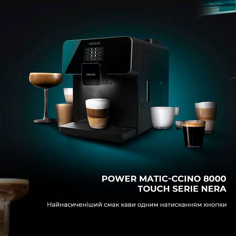 Кавоварка CECOTEC Power Matic-ccino 8000 Touch Serie Nera