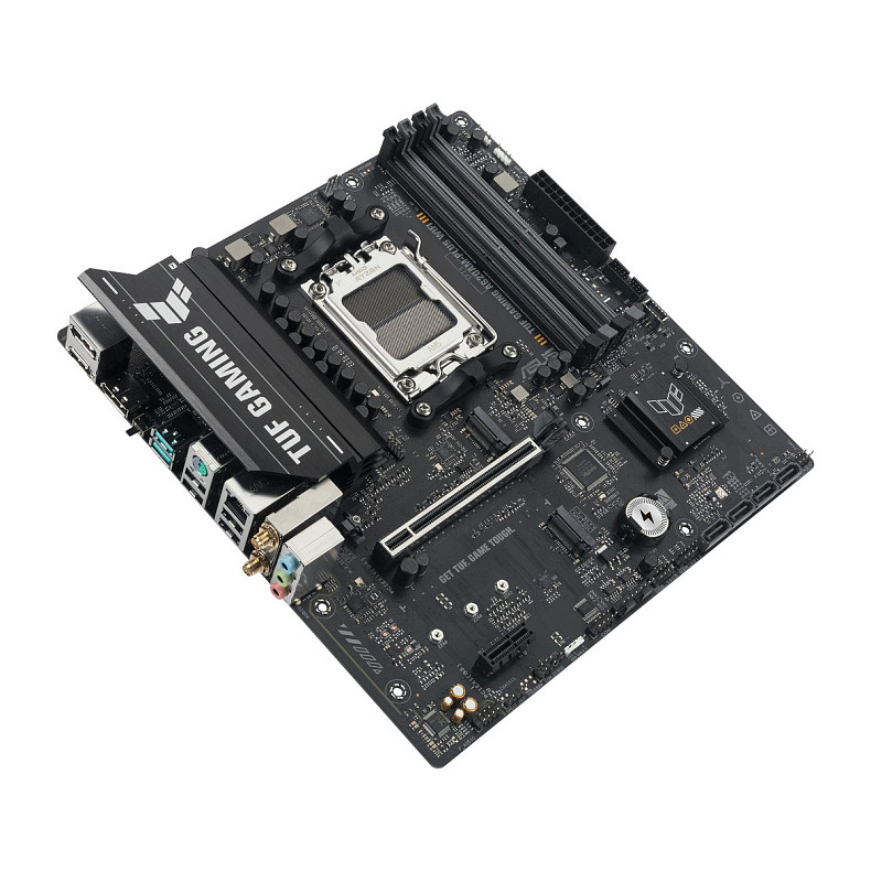 Материнcька плата ASUS TUF GAMING A620AM-PLUS WIFI sAM5 A620 4xDDR5 HDMI DP Wi-Fi BT mATX