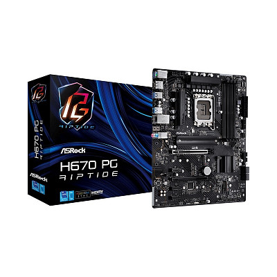 Материнська плата ASRock H670 PG Riptide Socket 1700