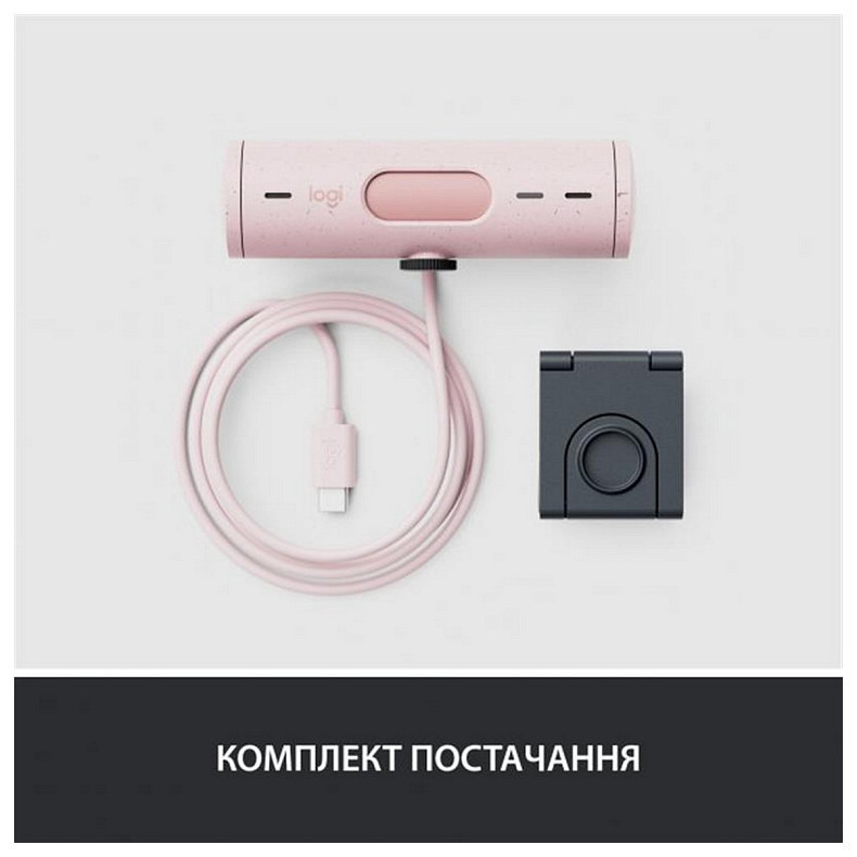 Веб-камера Logitech Brio 500 Rose (960-001421)