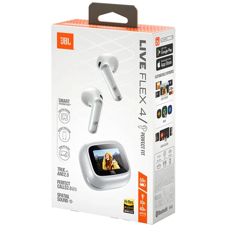 Наушники TWS JBL Live Flex 4 Silver (JBLLIVEFLEX4SIL)