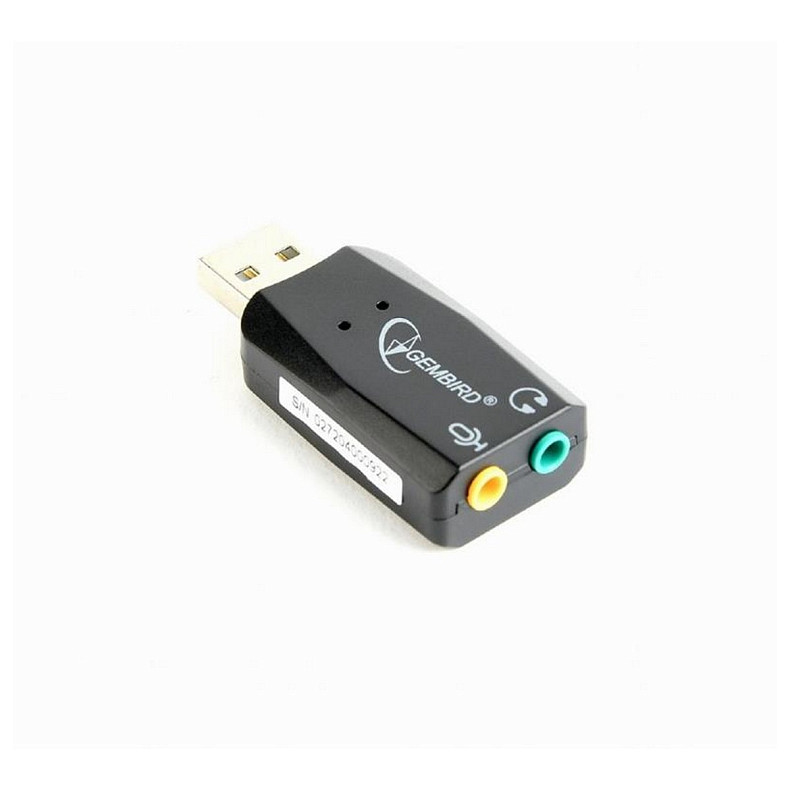 Звукова карта Gembird SC-USB2.0-01 Black