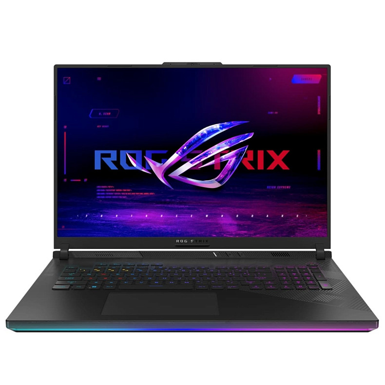 Ноутбук Asus 18_2.5KMI/i9-14900HX/32/2TB SSD/RTX 4080 1 2GB/W11P/BL/M/Bag/Off Black G834JZR-N6118X