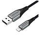 Кабель Vention USB - Lightning 2.4A 1 m Grey (LABHF)