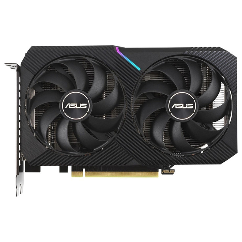 Видеокарта ASUS GeForce RTX 3060 12GB GDDR6 Dual OC V2 (DUAL-RTX3060-O12G-V2) (LHR)