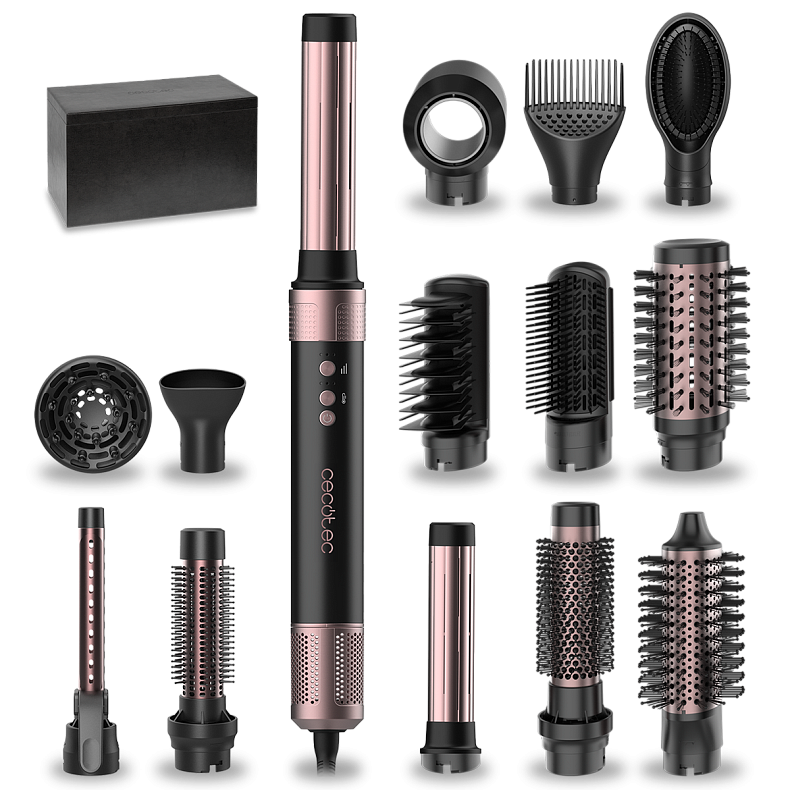 Стайлер CECOTEC Bamba CeramicCare 14in1 AirGlam Black - Ушкоджена упаковка