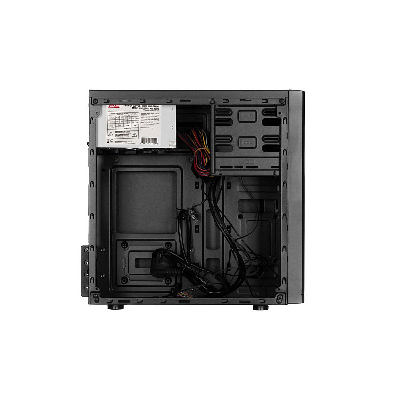 Корпус 2E Basis RD863-400, с БП 2E ATX400, 2xUSB2.0, Perforated Side, mATX, черный