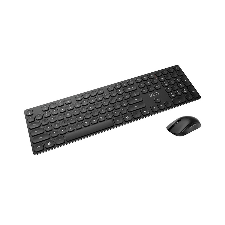 Комплект беспроводной MSI K210 мышка и клавиатура, черный