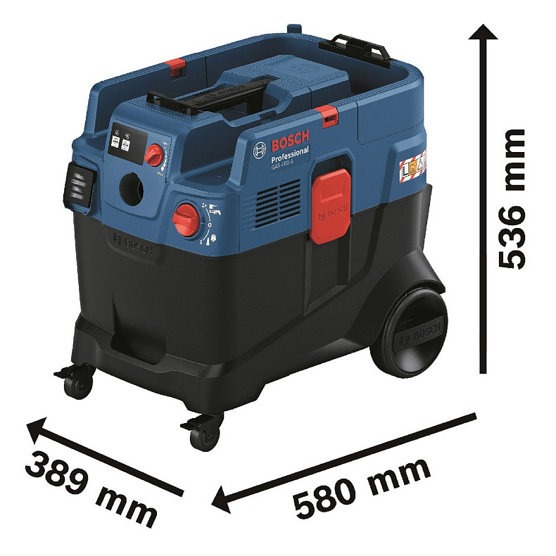 Строительный пылесос Bosch GAS 400 A (06019M0020)