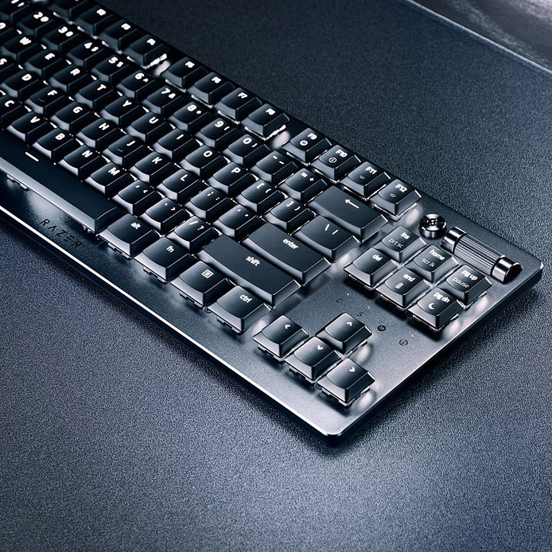 Клавиатура механическая RAZER DeathStalker V2 Pro TKL, Red Switch, Black (RZ03-04370800-R3R1)