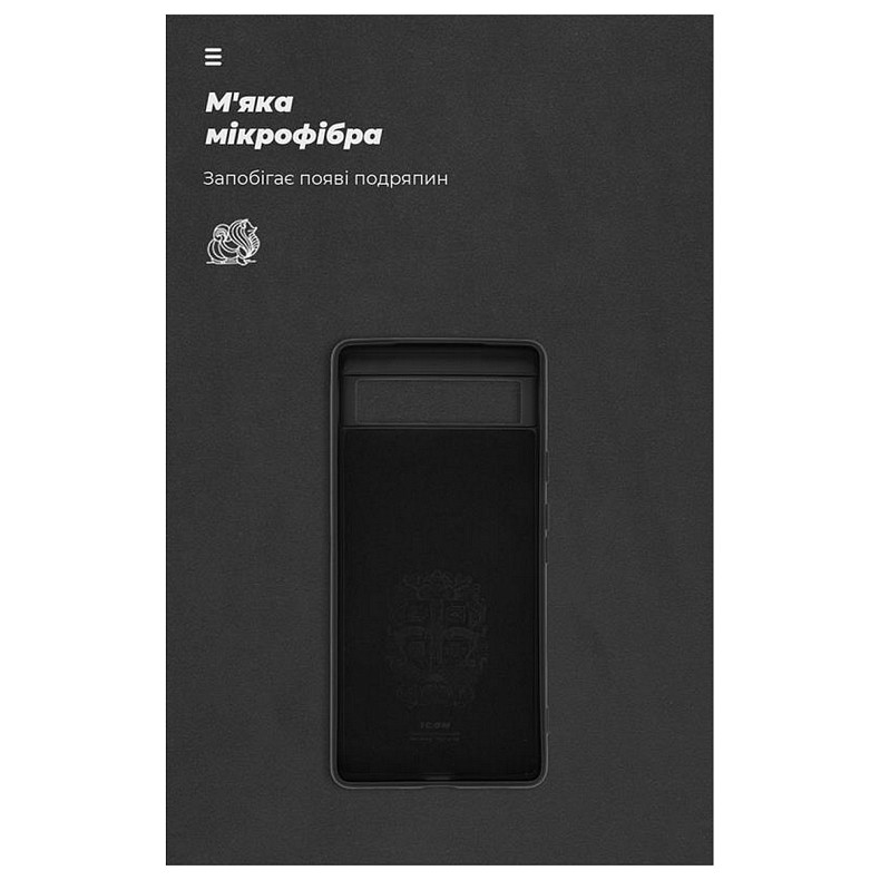 Чехол-накладка Armorstandart Icon для Google Pixel 6a Black (ARM70907)