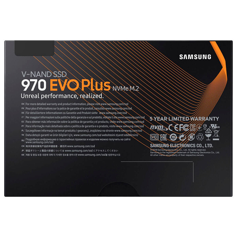 SSD диск Samsung 970 EVO Plus 500GB M.2 PCIe 3.0 x4 V-NAND MLC (MZ-V7S500BW)