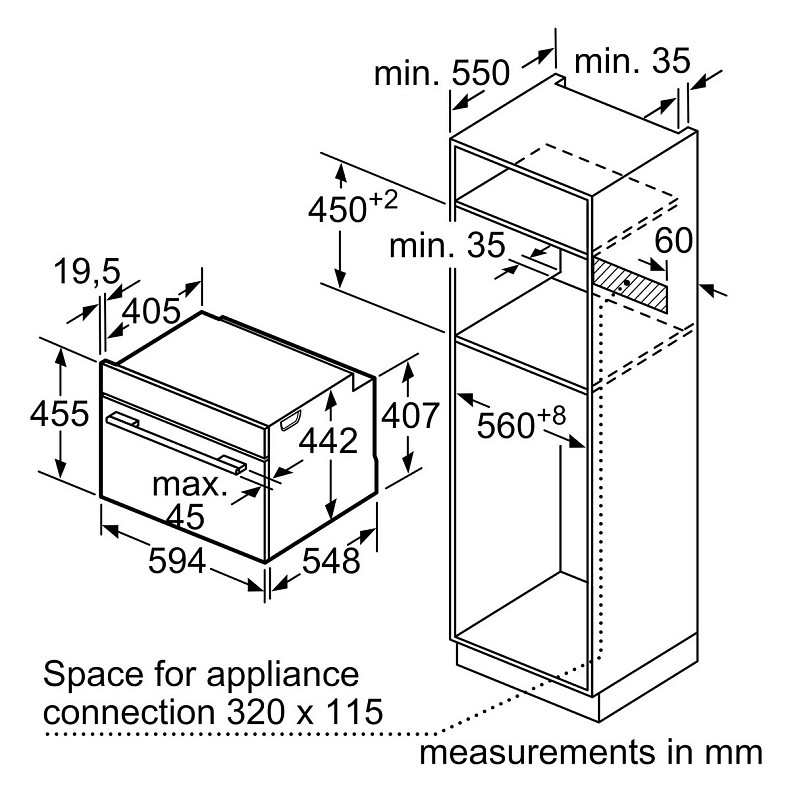 Духова шафа Bosch CSG7364B1