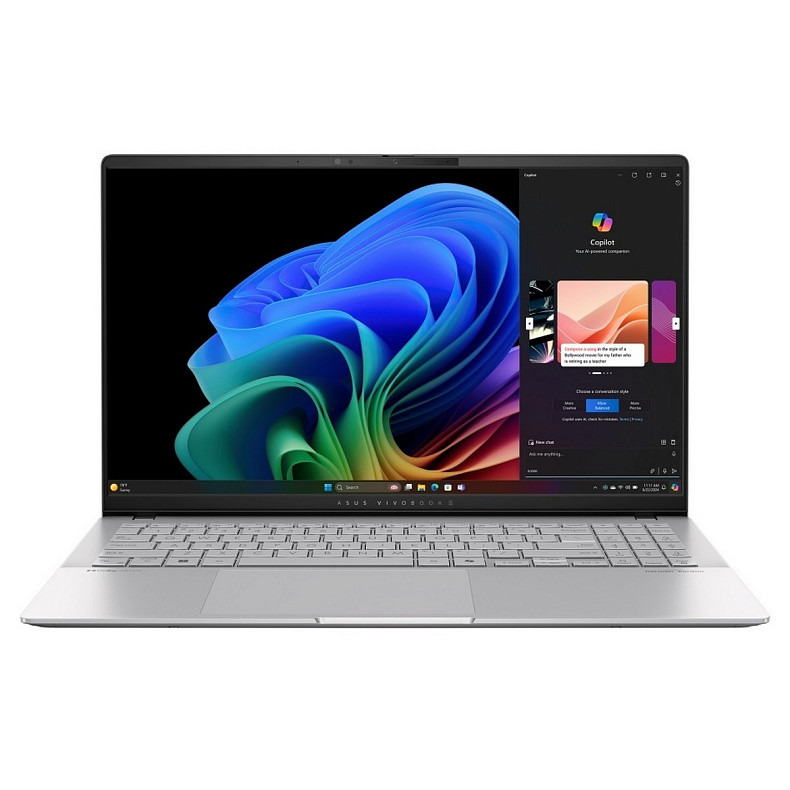 Ноутбук ASUS Vivobook S 15 S5507QA-MA044W 15.6" 3K OLED, Qualcomm X Plus X1P 42100, 16GB, F512GB, U