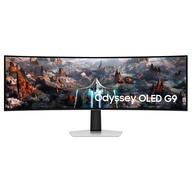 Монитор Samsung 48.7" Odyssey OLED G9 G93SC HDMI, DP, USB, MM, OLED, 5120x1440, 32:9, 240Hz, 0.3ms