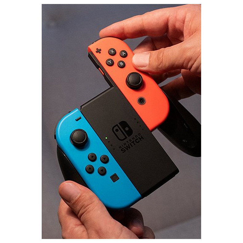 Портативна ігрова приставка Nintendo Switch with Neon Blue and Neon Red Joy-Con 