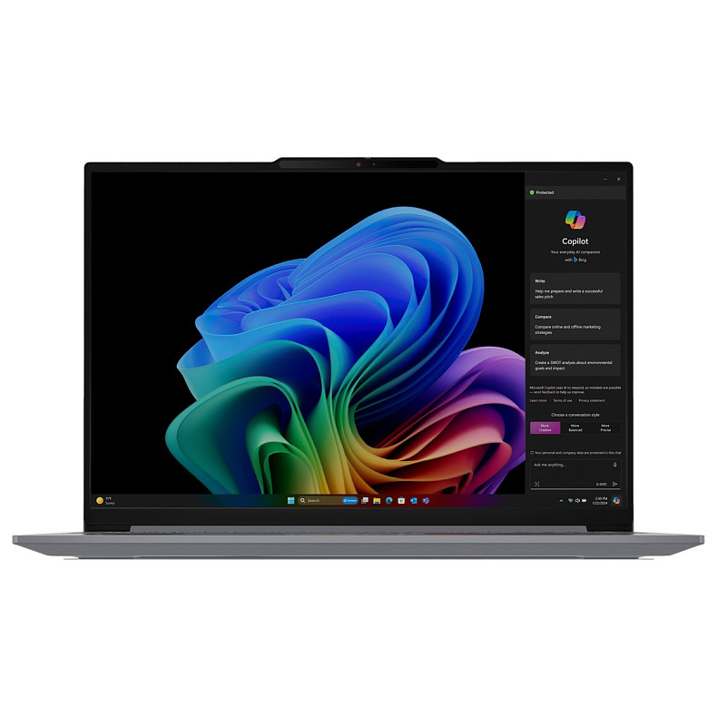 Ноутбук Lenovo ThinkBook 16-G7 16" WUXGA IPS AG, Snapdragon X Plus X1P-42-100, 16GB, F512GB