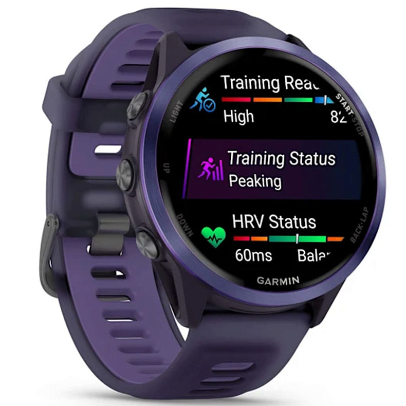 Спортивний годинник Garmin Forerunner 570 47mm Indigo Aluminum with Translucent Imperial Purple/Indigo Band (010-02971-02)