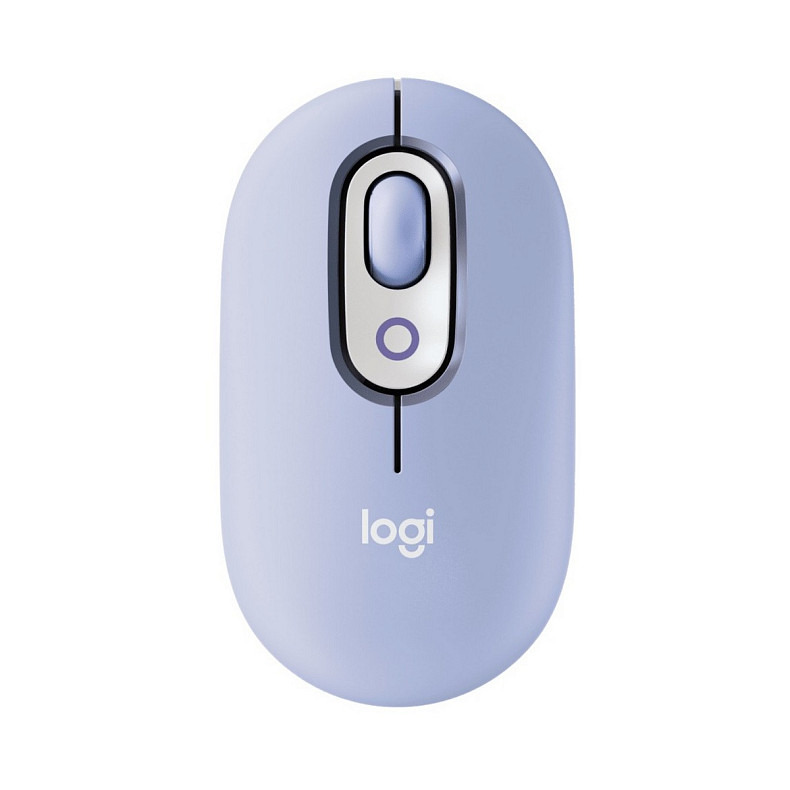 Миша бездротова Logitech Pop Mouse with Emoji Lilac (910-007414)
