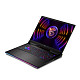 Ноутбук MSI Raider 17" QHD+, Intel i9-13950HX, 64GB, F1TB, NVD4080-12, W11, Black