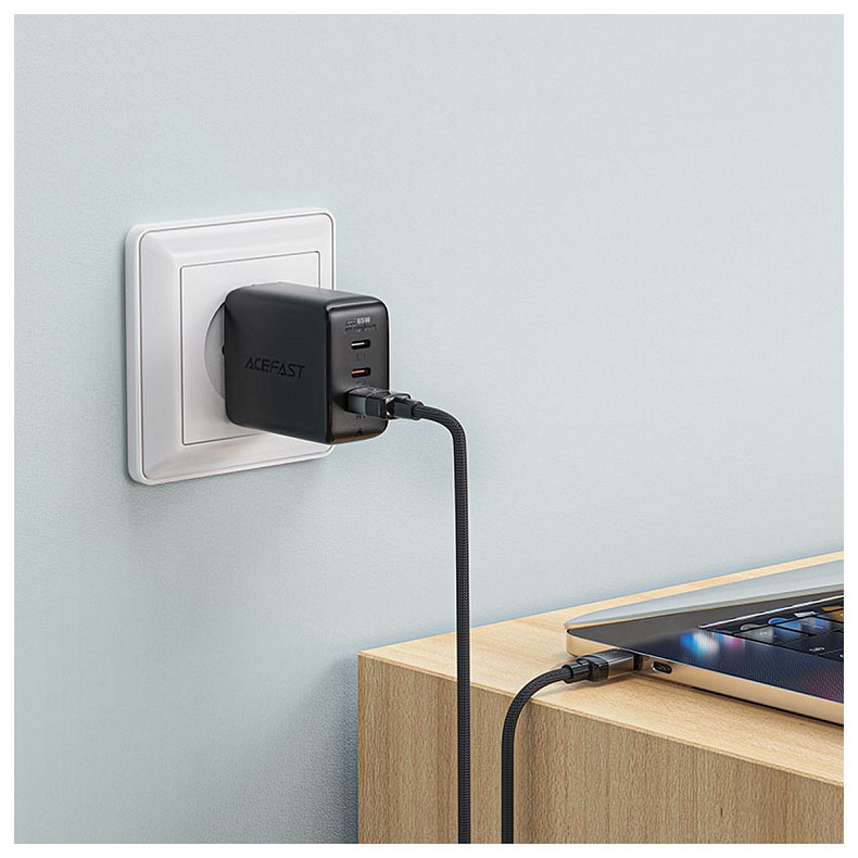 Кабель USB 2.0 USB-A to USB-C, 1,2 м, 3.0A, C9-04 Acefast