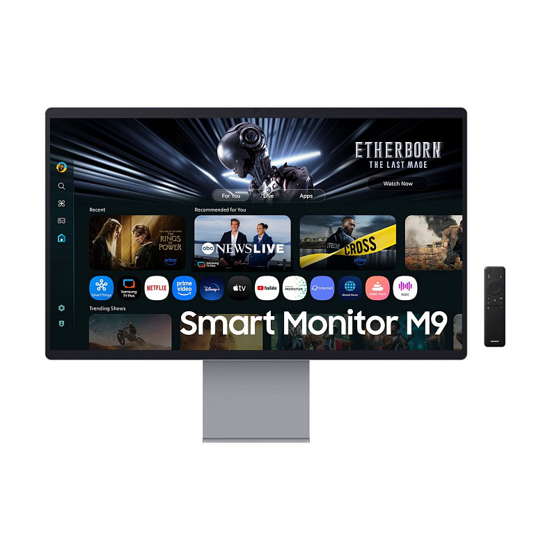 Монітор Samsung 32"S32FM902 HDMI, USB, Bluetooth, MM, OLED, 3840x2160, 165Hz, 0.03ms, HDR10+