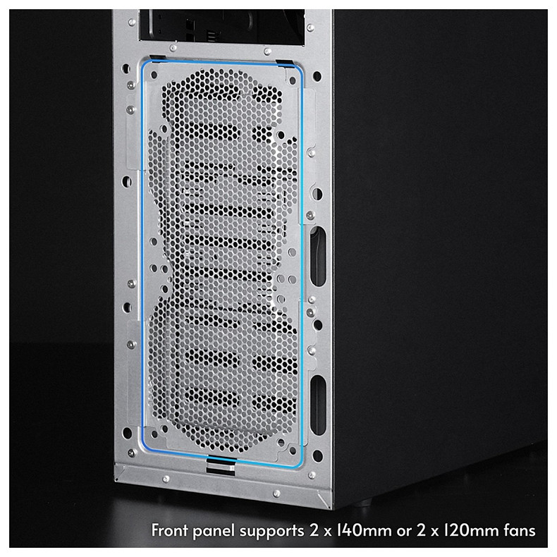 Корпус Chieftec UNI BW-01B-OP, без БЖ, 1x USB Type C, 1 x USB3.0, ATX, Black