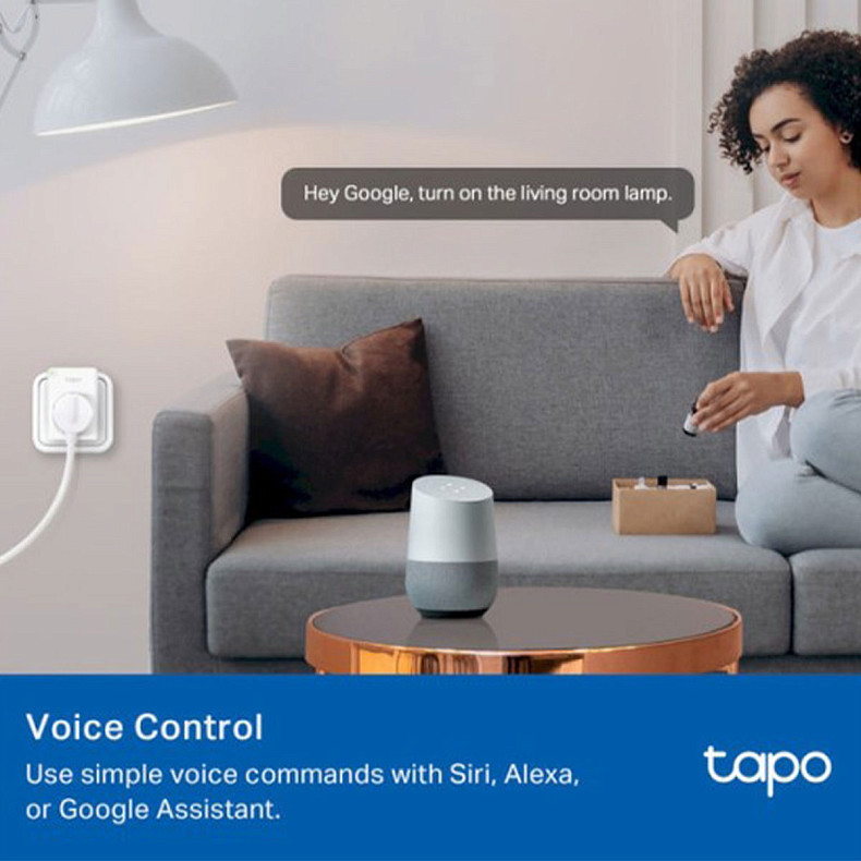 Розумна міні Wi-Fi розетка 802.11n Tapo P100(1-pack)