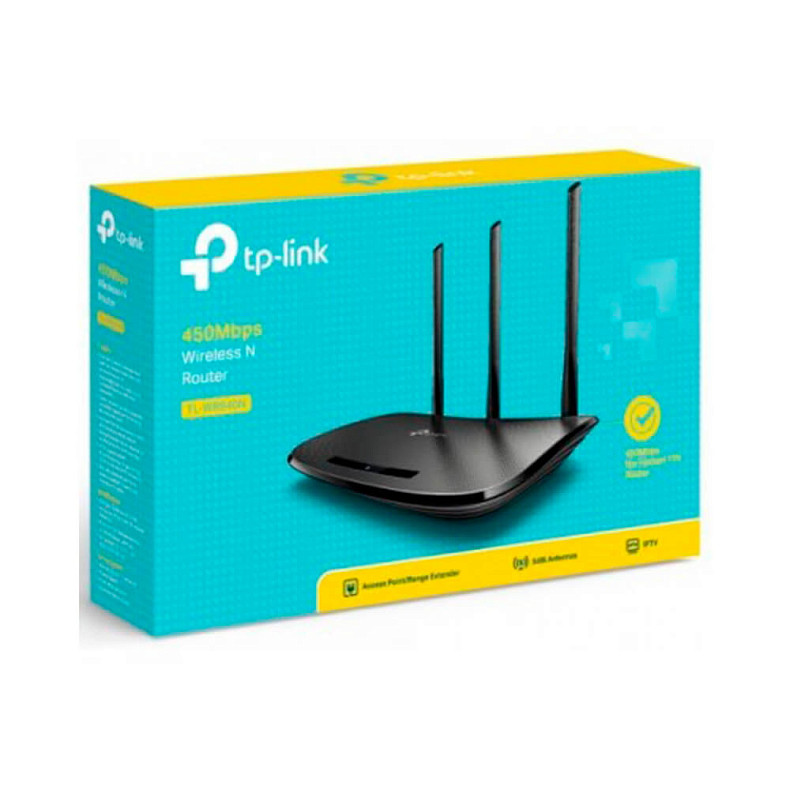 Wi-Fi Роутер TP-LINK TL-WR940N  (N450, 1*Wan, 4*Lan, WiFi 802.11n, 3 антенны)