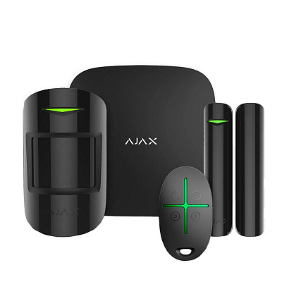 Комплект охранной сигнализации Ajax StarterKit 2 (8EU) Black (35973.162.BL1)