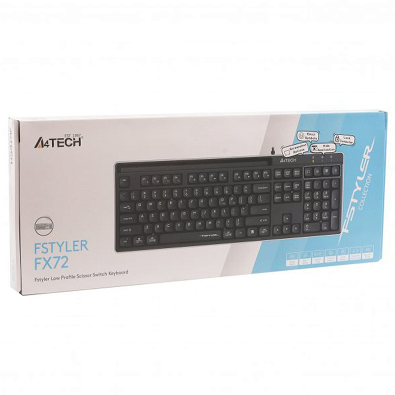 Клавіатура A4Tech Fstyler FX72 (Black)