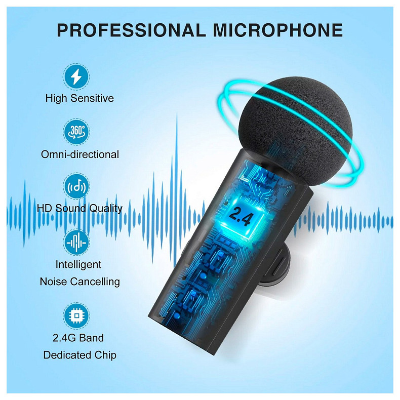 Петличный микрофон Fifine M6