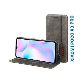 Чeхол-книжка BeCover Exclusive New Style для Xiaomi Poco X3 Gray (706436)