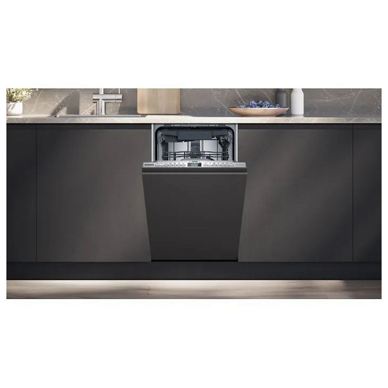 Посудомийна машина Siemens вбудована, 10компл., A++, 45см, дисплей, 3й кошик, білий