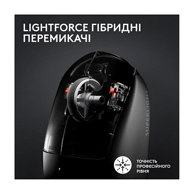 Мышь LOGITECH Pro X Superlight 2 Lightspeed Black