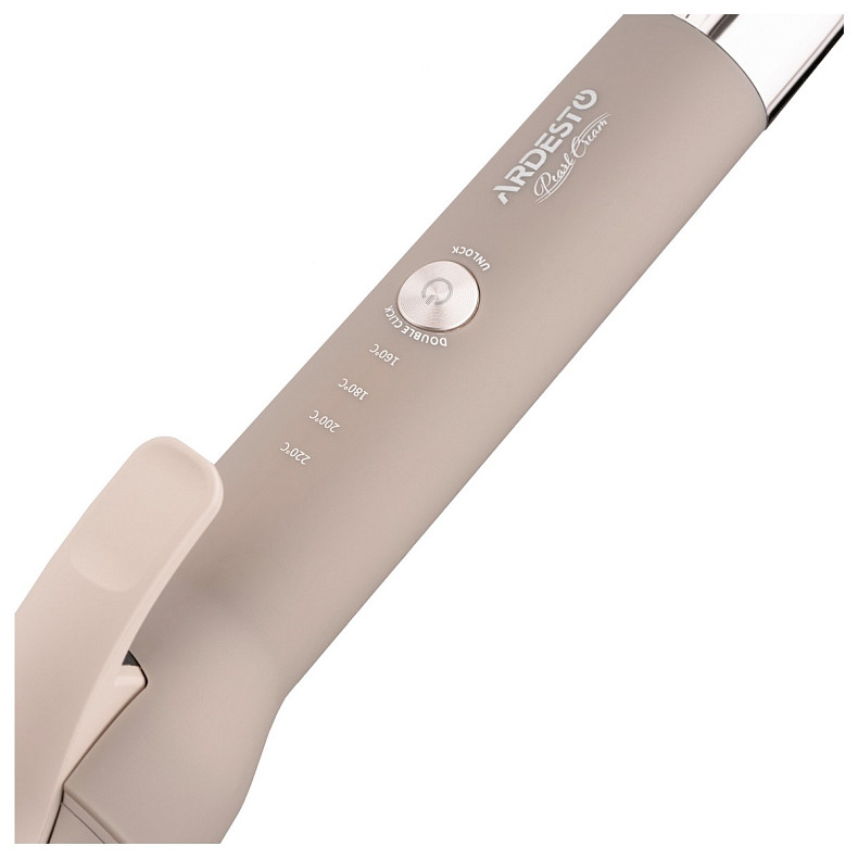 Плойка Ardesto Pearl Cream HC-Y700PERL, 48Вт, >200С, дисплей, кераміка, бежевий