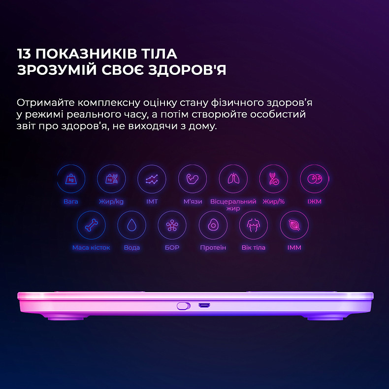 Розумні ваги Yunmai S Smart Scale Pink