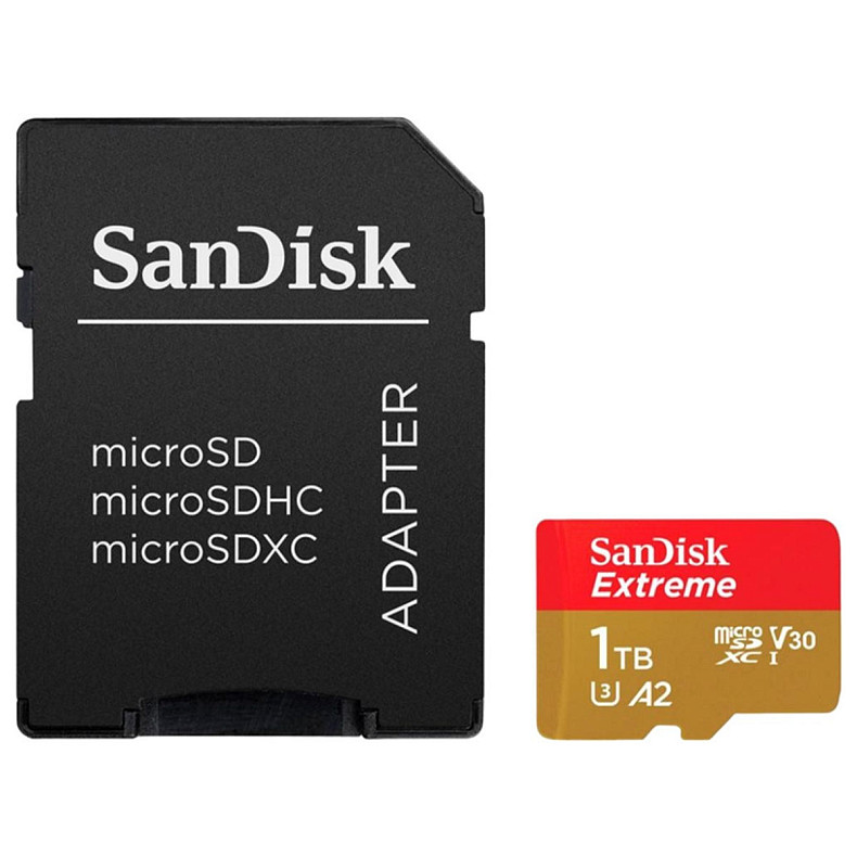 Карта памяти SANDISK MICRO SDXC 1TB UHS-I W/A SDSQXAV-1T00-GN6MA