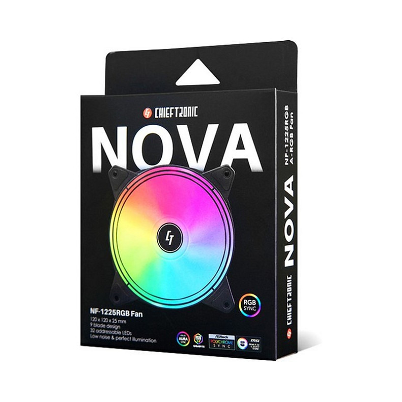 Вентилятор Chieftec Nova NF-1225RGB