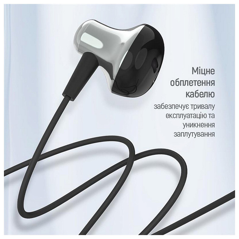 Гарнитура СolorWay Slim 3.5 mm Wired Earphone Blast 1 Black (CW-WD01BK)