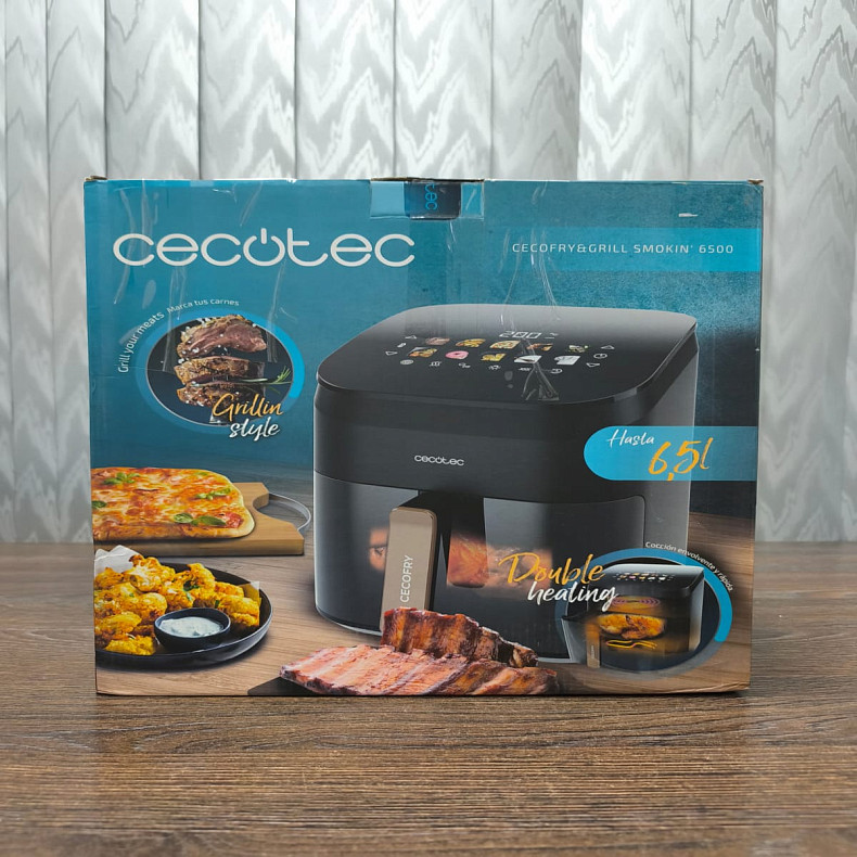 Мультипечь CECOTEC Cecofry&Grill Smokin 6500 -- Уценка