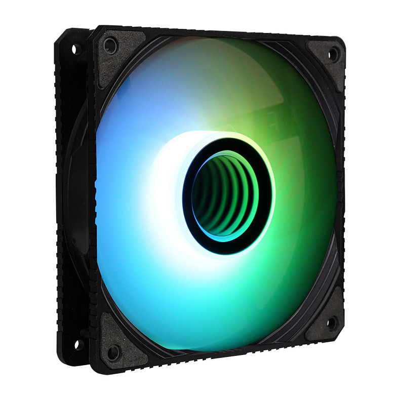 Корпусный вентилятор 2E Gaming Air Cool Infinity ACF120IW-ARGB, 120mm, 1200rpm, 3pin, 3pin+5VAura