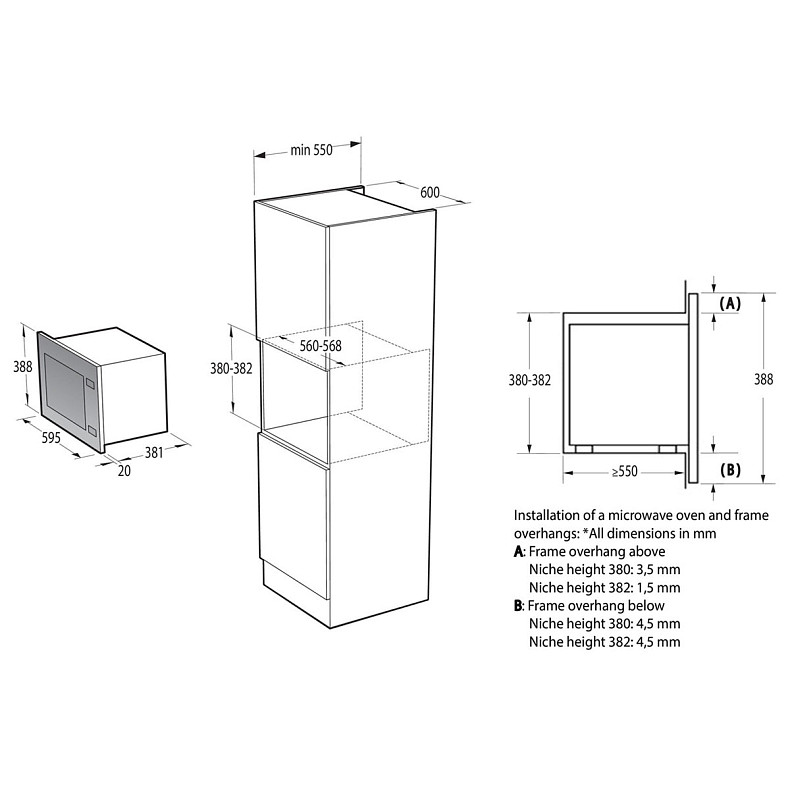 Микроволновая печь Gorenje BM 251 SG2WG