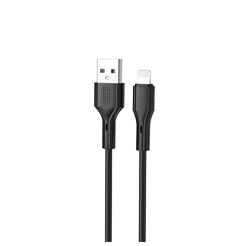Кабель XO NB230 USB - Lightning (M/M), 2.4A, 1м, Black (NB230-AI.black)