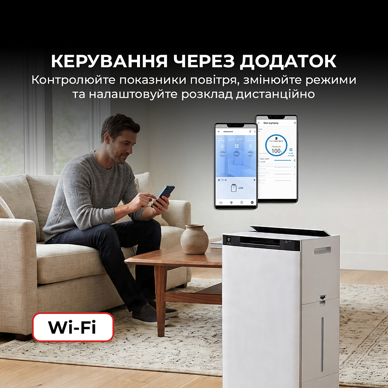 Очищувач повітря Sharp KI-TX75EU-W