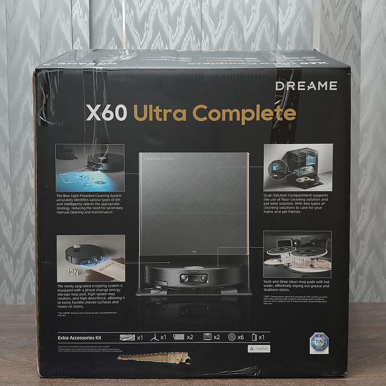 Робот-пилосос Dreame X60 Ultra Complete Black - Уцінка