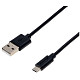 Кабель Grand-X USB-microUSB, Cu, 2.5м Black (PM025B) box